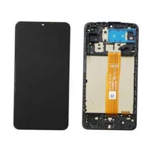 Display per Samsung Galaxy A12 SM-A125F OLED con frame FLAT CODT