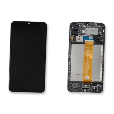Display per Samsung Galaxy A12 SM-A127F OLED con frame FLAT BOE B3